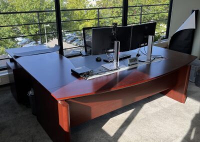 directie bureau voor restyling met folie